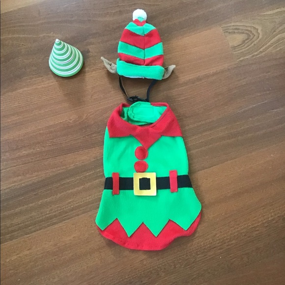 Other - Small Elf outfit for Doggie & Tea light for you 😃